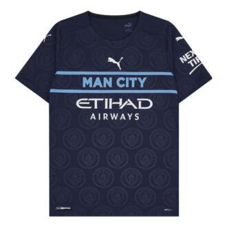 2021-2022 Man City 3. trøje “Marineblå”