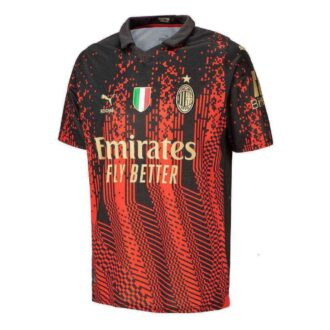 Ac Milan 2022/2023 4. udebanetrøje til mestre Stadium Version “Rød”