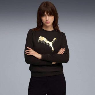 Essentials Metallic Dame Sweatshirt med Rund Hals