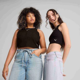Garderobe Essentials Kvinder Ribbet Crop Top Garderobe Essentials Kvinder Ribbet Crop Top