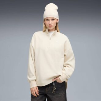 Her Women Half-Lynlås Sweatshirt