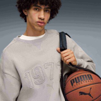 Hoopacalypse basketball sweatshirt med rund hals