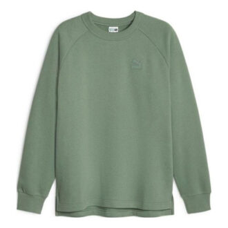 Løstsiddende sports-pullover-sweatshirt “Grøn”