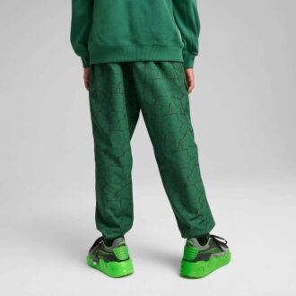PUMA x TMNT afslappede vævede cargobukser til store børn