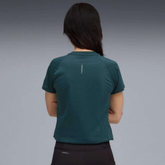 Run Velocity Dame Tri-Blanding Løbe-T-shirt