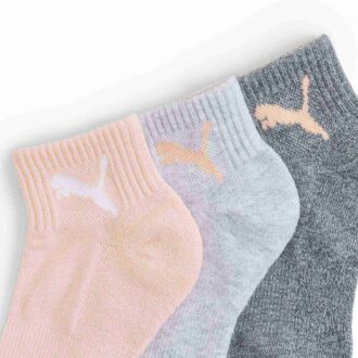 Store børnehalsfrotté Quarter Crew-sokker (3 par)