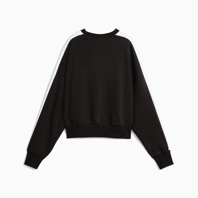 T7 Dame Oversized Sweatshirt med Rund Hals T7 Dame Oversized Sweatshirt med Rund Hals