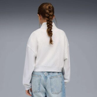 Wardrobe Essentials Big Kids sweatshirt med rund hals Wardrobe Essentials Big Kids sweatshirt med rund hals