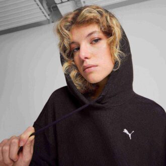 Wardrobe Essentials Dame Afslappet Cropped Hættetrøje