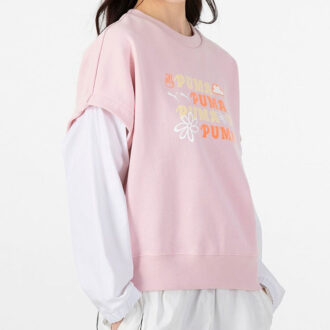 (WMNS) 2-Fer Grafisk Vesttop Logo “Pink”