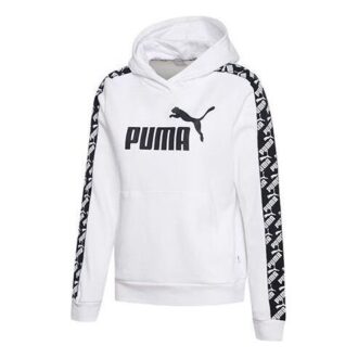 (WMNS) Amplified Cropped Hættetrøje “Hvid”