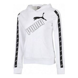(WMNS) Amplified Fleece Hættetrøje “Hvid Sort”