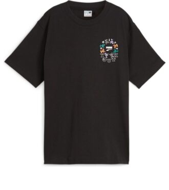 (WMNS) Børne T-shirt med grafisk motiv “Sort”