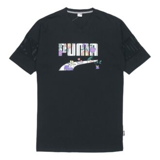 (WMNS) Casual Sport Alfabetprint Kortærmet Sort