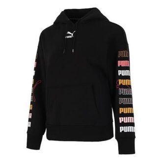 (WMNS) Classics Graphics hættetrøje “Sort”