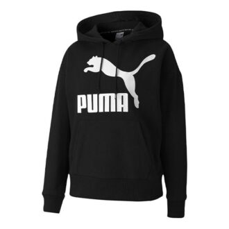 (WMNS) Classics hættetrøje med logoprint, sort