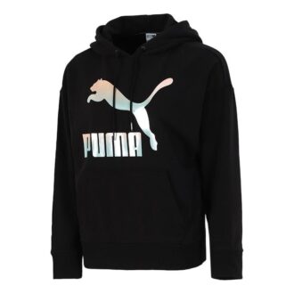 (WMNS) Classics Logo Hættetrøje “Sort/Hvid”