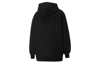 (WMNS) Classics Oversized Hættetrøje med Logoprint, Sort