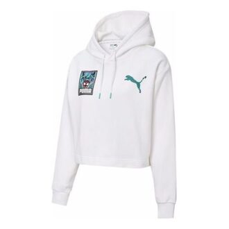 (WMNS) Claw Pack Logo Hættetrøje “Hvid Blå”