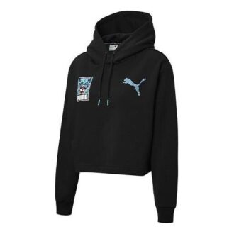(WMNS) Claw Pack Logo Hættetrøje “Sort Blå Hvid”