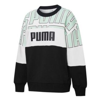 (WMNS) Colourblock Aop Sweatshirt “Sort Grøn Hvid”