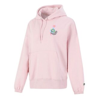 (WMNS) Downtown Graphic Hættetrøje med Hættetrøje, Lyserød