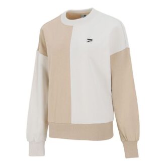(WMNS) Downtown Oversized Crew Rund Hals Sweatshirt Elfenben