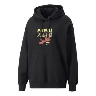(WMNS) Downtown Oversized Graphic Hoodie “Sort”