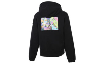 (WMNS) Downtown Printing Logo Hættetrøje Sort