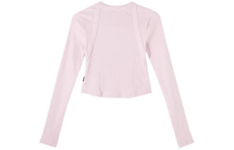 (WMNS) Ensfarvet T-shirt med lange ærmer “Pink”