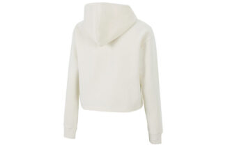 (WMNS) Essential Metallic Cropped Hættetrøje “Beige”