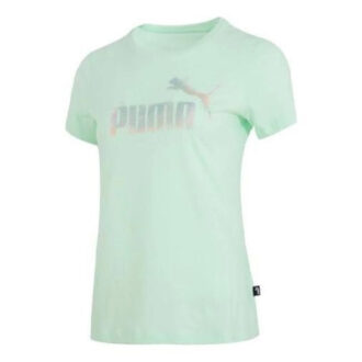 (WMNS) Essentials Logo T-shirt “Grøn Sølv”