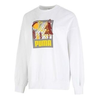 (WMNS) FF Bubble Sleeve Crew Neck Sweatshirt “Hvid”