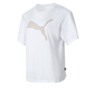 (WMNS) Grafisk Sport T-shirt “Hvid Beige”