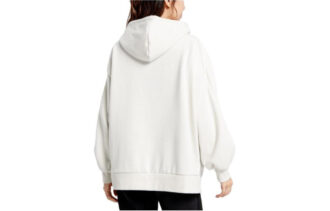 (WMNS) Hættetrøje med ordlogo “Hvid”
