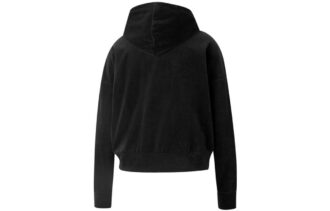 (WMNS) Hendes velour hættetrøje “Sort”