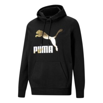 (WMNS) Klassisk Bronzing Logo Print Sports Sort