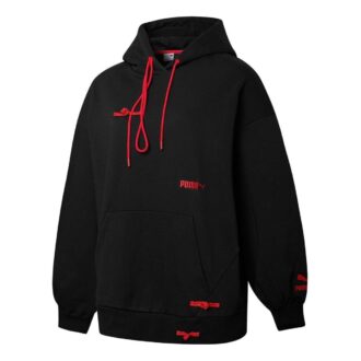 (WMNS) Logo CNY Sportswear hættetrøje “Sort”