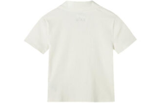 (WMNS) Logo Poloshirt “Beige Rød”