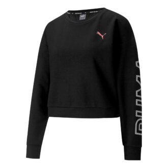(WMNS) Modern Sports Crewneck Sweatshirt “Sort Hvid Pink”