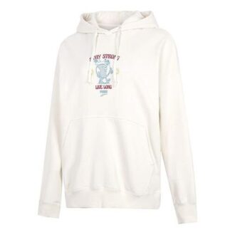 (WMNS) Oversized Graphic Hoodie “Hvid”