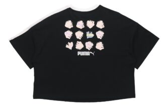 (WMNS) Print Rund hals Sort