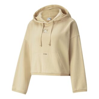 (WMNS) RE.GEN Cropped Hættetrøje “Gul”