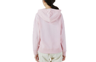 (WMNS) Stort Logo Athleisure Casual Sports Hættetrøje Pink
