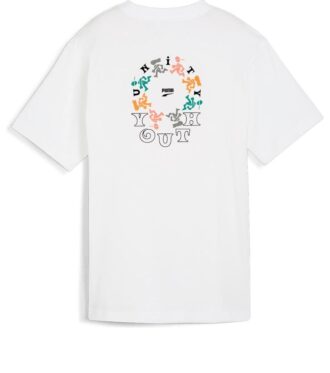 (WMNS) Ungdoms T-shirt med grafisk motiv “Hvid”