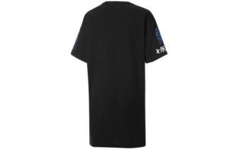 (WMNS) x Mr Doodle Crossover Casual Sports Åndbar Kortærmet Kjole Sort